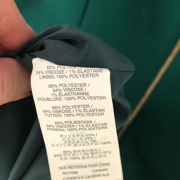 J Crew Long Sleeve Overlap Shift Dress - Picture 7 of 7